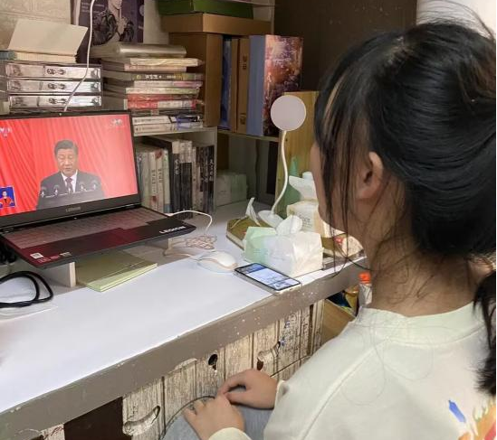 我校團委開展二十大系列學習活動