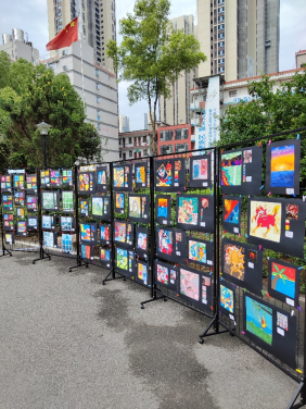 校園藝術設計展——展學子激揚風采 校園藝術設計展——展學子激揚風采