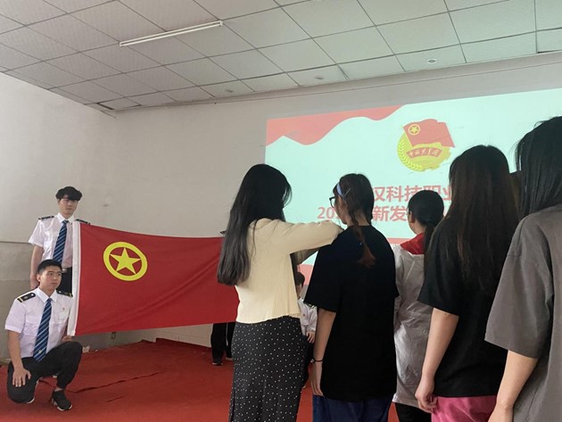 我院舉辦首屆團課結業典禮暨入團儀式