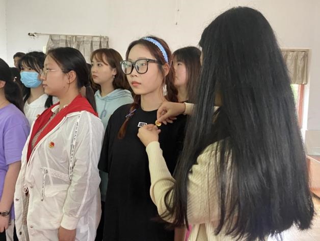我院舉辦首屆團課結業典禮暨入團儀式