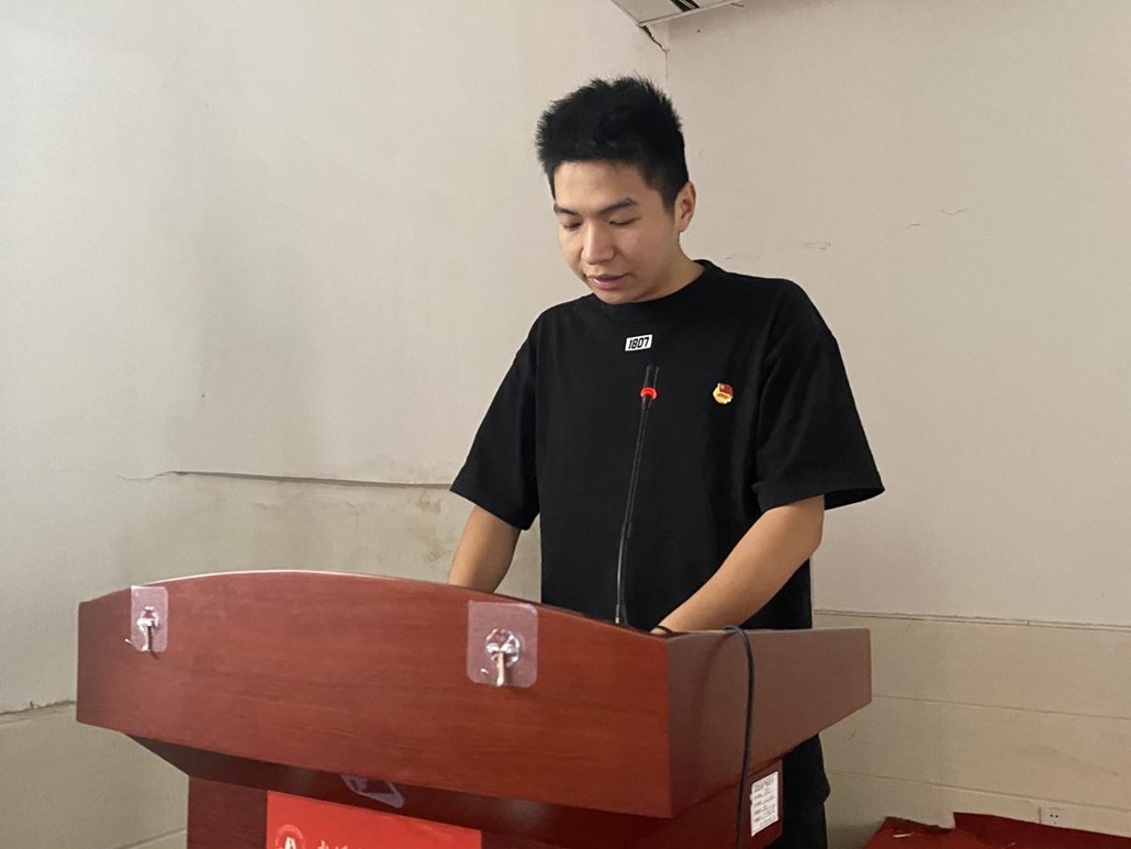 我院舉辦首屆團課結業典禮暨入團儀式