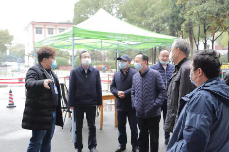 洪山區領導干部蒞臨我院開展聯系“七個一”重點工作